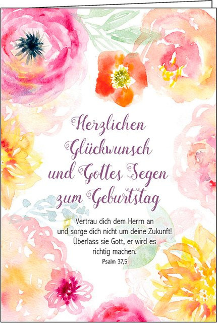 Herzlichen Geburtstag Grußkarte vom Kawohl-Verlag in Mehrfarbig - Bild 1