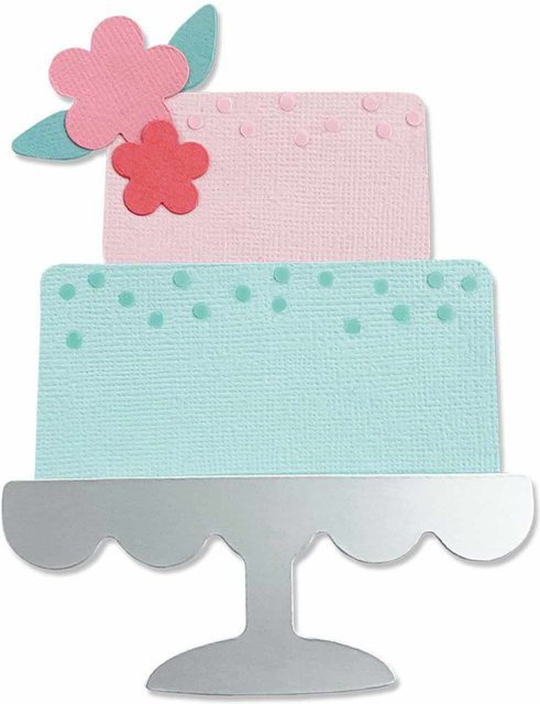 Sizzix Bigz Die Celebration Cake von Alexis Trimble - Bild 1