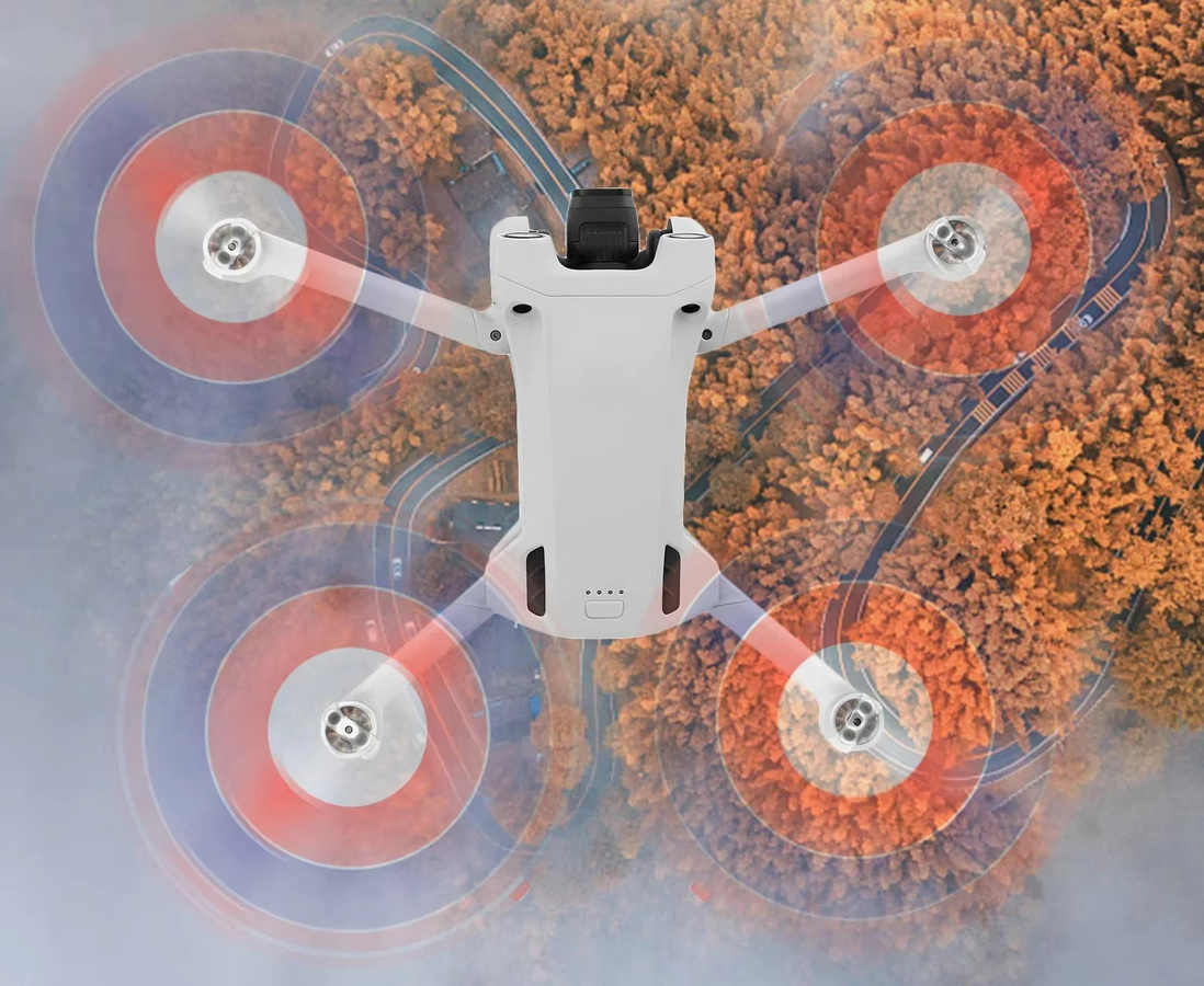 DJI 6030 Propeller Set für Mini 3 und Mini 3 Pro, 8 Stück geräuscharme Ersatzflügel in Silber mit Schnellverschluss - Bild 4