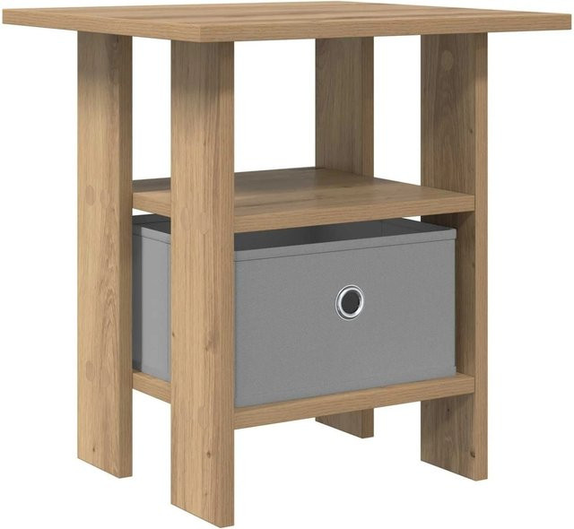 vidaXL Nachttisch Artisan-Eiche in Braun aus Holzwerkstoff B/T/H: 41 x 40 x 45 cm - Bild 1