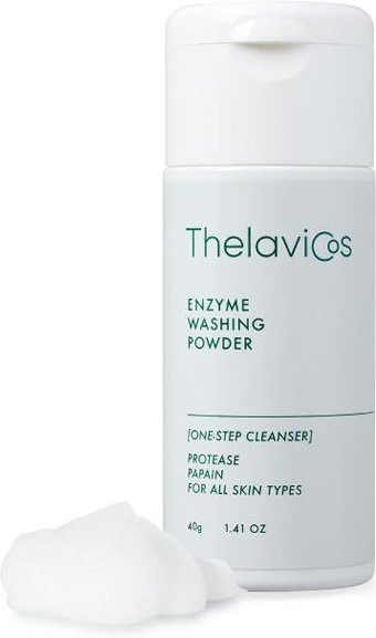 Thelavicos Enzymwaschpulver, 40 g, Gesicht, Papain, Protease - Bild 1