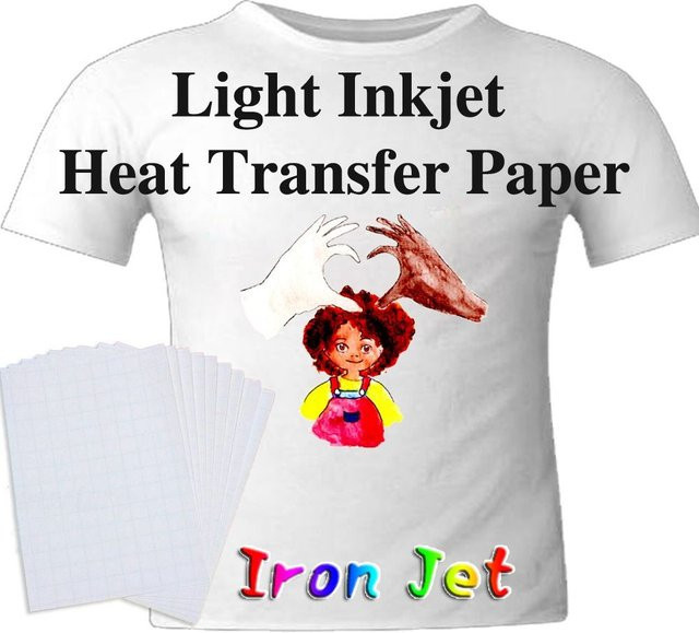 Inkjet Sublimationspapier für dunkle Stoffe A4 zum Transfer von T-Shirts und DIY-Projekten - Bild 1