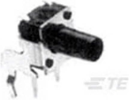 TE Connectivity Druckschalter 1825027-6 Panel Mount Schwarz - Bild 1