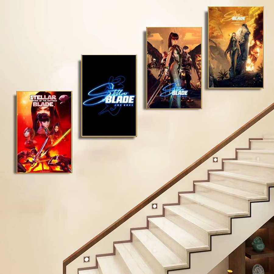 Stellar Blade Poster Wasserdichter Wandkunstaufkleber in Mehrfarbig - Bild 6