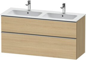 Duravit Waschtischunterschrank D-Neo in Beige Natur, B: 128 cm, T: 46,2 cm, H: 62,5 cm - Bild 1