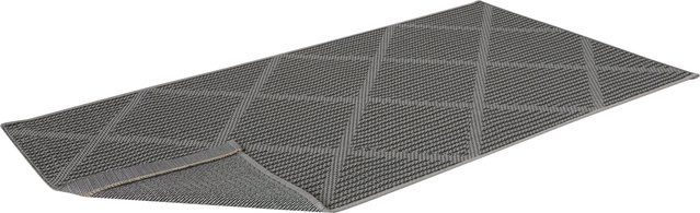 LIVARNO Teppich flachgewebt für In/Outdoor in Anthrazit, Breite: 80 cm, Länge: 150 cm - Bild 1