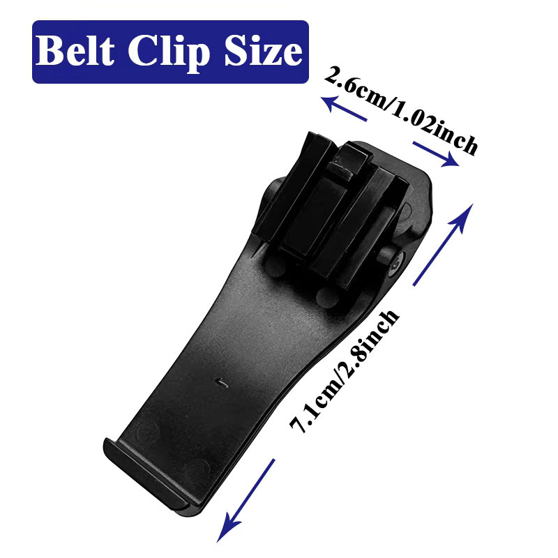 ICOM BP-272 Batteriegürtelclip in Schwarz kompatibel mit ID-31A ID-31E ID-51A IC-705 IP100H IP-501H Radios und MB-127 - Bild 4