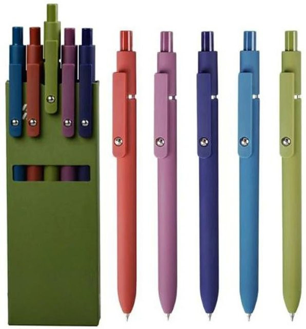 Piloting Morandi Farbgelstifte in Multicolour, schnelltrocknende Geltintenstifte mit 0,5 mm Spitze und Soft-Touch-Oberfläche - Bild 1