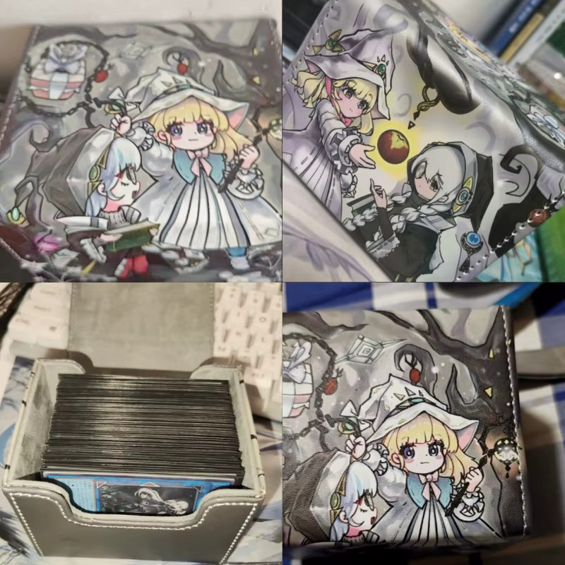 Bandai Yu-Gi-Oh!, White Forest, Deck-Box, PU-Leder, Weiß, Bunt / Mehrfarbig - Bild 4