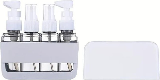 XYNN Reiseflaschen Set, 4 Stück, 50 ml, grau, Unisex - Bild 1