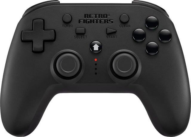Retro Fighters Drahtloser Bluetooth Controller für PlayStation PS1 PS2 PS3 in Schwarz - Bild 1