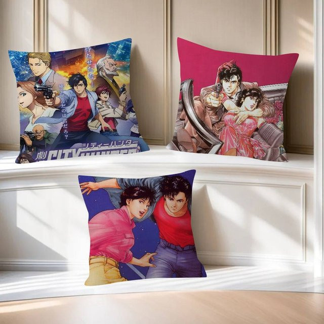 Beast Kingdom Hunter x Hunter Private Eyes Kissenbezug aus Plüsch, Cartoon-Design, Mehrfarbig, B/T/H: 30 x 30 x 30 cm - Bild 1