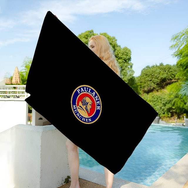Paulaner Mikrofaser-Strandtuch in Übergröße, schnelltrocknendes und saugfähiges Poolhandtuch, B: 40 cm, H: 60 cm - Bild 1