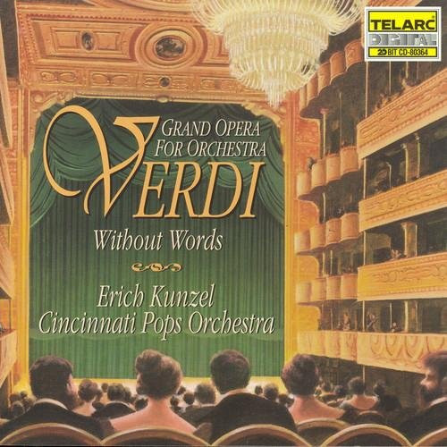Verdi ohne Worte CD mit Cincinnati Pops und Kunzel von Telarc (1995) - Bild 1