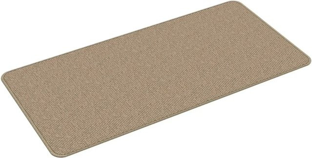 vidaXL Teppichläufer in Sisaloptik Sandfarben Braun, waschbar, B/T: 50 x 100 cm - Bild 1