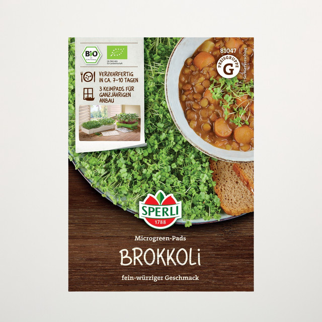 Sperli Brokkoli Keimsprossen Saatscheiben BIO, 7 g - Bild 1
