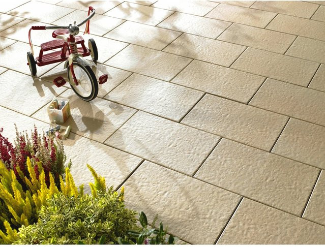 Terrassenplatte Kann Sincera Creme B/T/H: 60 x 40 x 3,8 cm - Bild 1