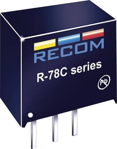 RECOM R-78C9.0-1.0 DC/DC-Wandler Print 9 V/DC 1A Schwarz - Bild 1