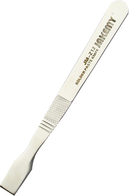 JAKEMY JM-Z12 Metall-Schaber und Mischmesser in Silber für die iPhone und Handy Reparatur - Bild 1