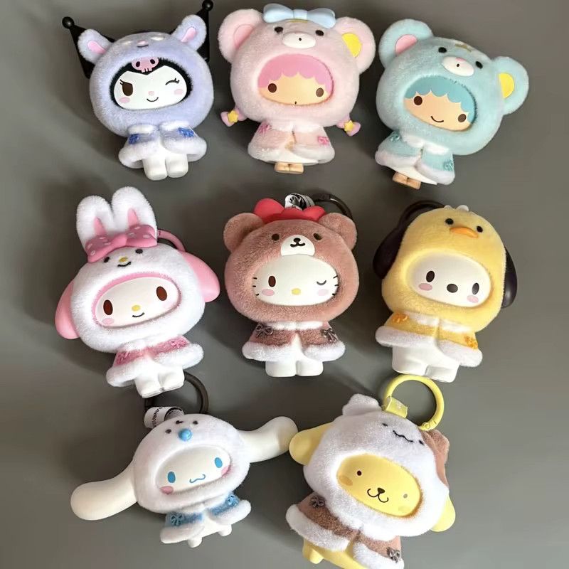 Sanrio Little Cloak Series Kuromi Blind Box Wickelpuppe Multicolor - Bild 2