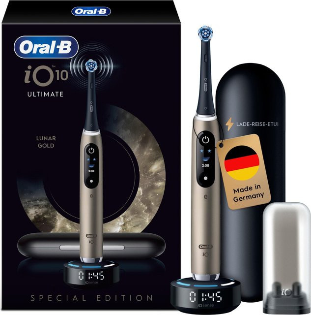 Oral-B iO Series 10 Elektrische Zahnbürste in Schwarz und Gold - Bild 2