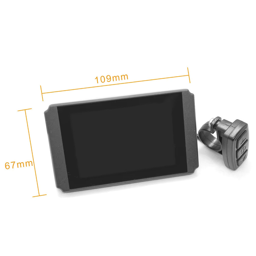 Okfeet KT LCD8H E-Bike LCD-Display für Elektrofahrräder in Schwarz - Bild 2