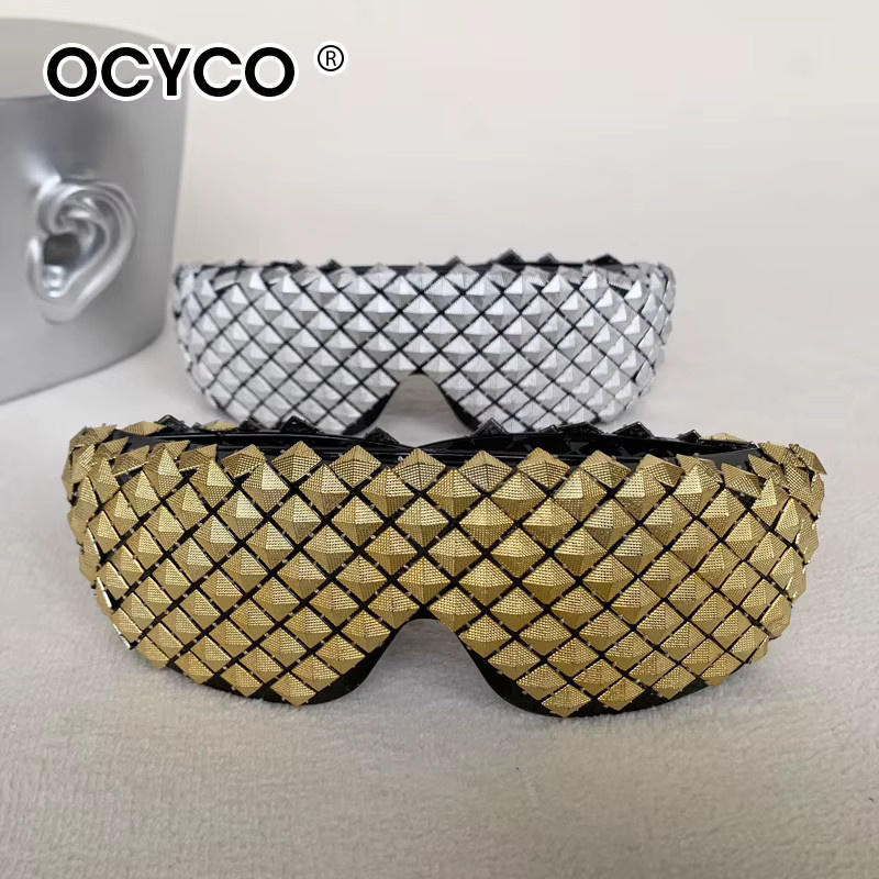 OCYCO Sonnenbrille Wrap, Gold Silber, Herren, Vollrand - Bild 2