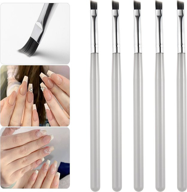 LUSLUKING Nagelkunstpinsel, Halbmondborsten, 5 Stück, Unisex - Bild 1