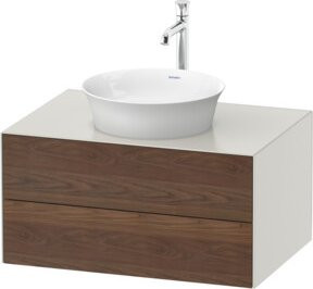Duravit Waschtischunterschrank ohne Aufsatz White Tulip matt weiß B: 80 cm, T: 55 cm, H: 40,8 cm - Bild 1
