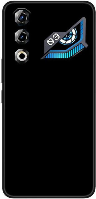 Nubia Neo 3 GT Silikon Hülle mit Marmor Cartoon Design in Schwarz für Nubia Neo 5G und Neo3 GT - Bild 1