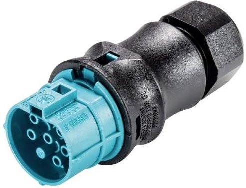 Wieland Electric 96.061.4153.6 Steckverbinder in Türkis und Multicolour - Bild 1