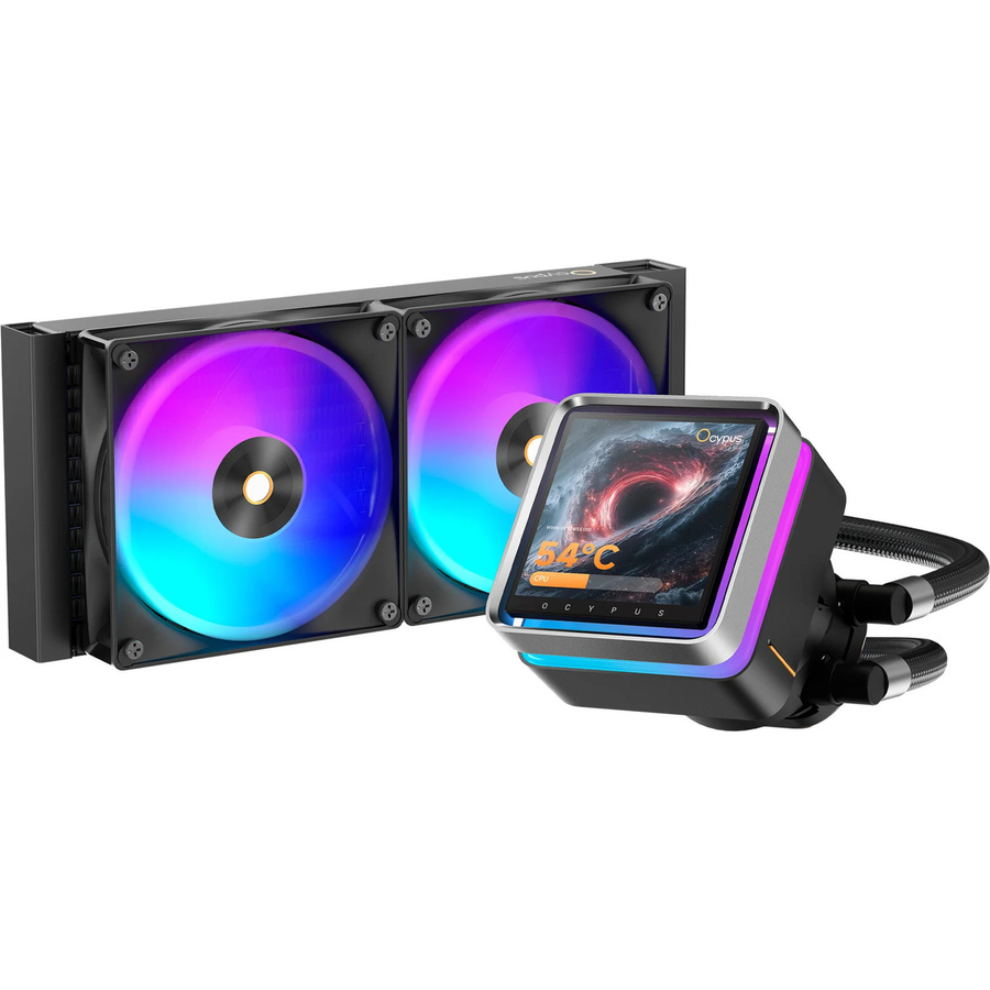 Ocypus Sigma L24 EX ARGB AIO Wasserkühlung in Schwarz und Multicolour - Bild 1