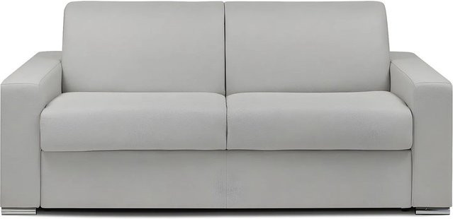 Vente-unique Schlafsofa Calito in Grau mit Stoffbezug, Breite: 194 cm - Bild 1