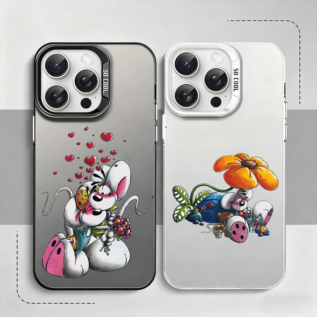 D-Diddl Handyhülle IMD Color Cover im Cartoon Design für iPhone 11 bis iPhone 17 Modelle - Bild 1
