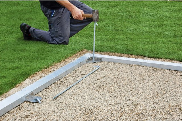 Biohort Bodenrahmen HighLine aus Aluminium in Silber, B/L: 252 x 252 cm - Bild 3