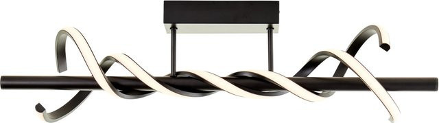 Brilliant Amalie LED-Deckenleuchte in Schwarz, 16 W, 2100 lm, 3000 K, Durchmesser: 80 cm - Bild 1