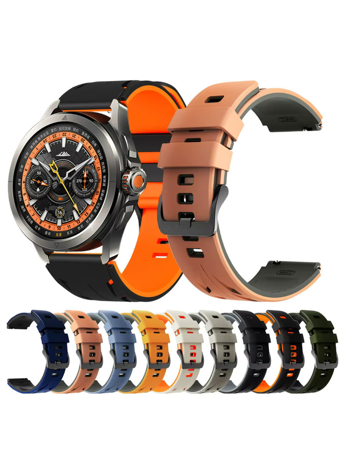 Xiaomi Uhrenarmband Silikon, 22 mm, Schwarz - Bild 6