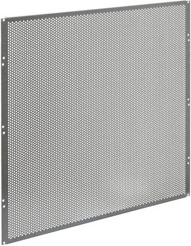 Hager Montageplatte UZ42M5 aus Stahl in Grau für Telekom-Schränke, Höhe: 65 cm - Bild 1