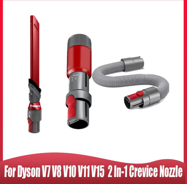 Dyson 2-in-1 Fugendüse in Rot für V7 V8 V10 V11 V15 Staubsauger zur Staubentfernung in schmalen Zwischenräumen - Bild 1