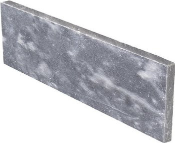 WOHNRAUSCH Randstein Pandora Blue aus Kalkstein in Grau, B/H/L: 3 x 20 x 61 cm - Bild 1