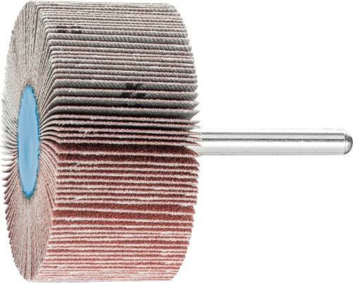 PFERD Korund Fächerschleifer für Winkelschleifer, Körnung A120, Durchmesser: 60 mm, Breite: 30 mm, Schaft-Durchmesser: 6 mm, 10 Stück, Multicolor - Bild 1