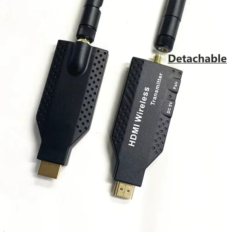 VIKEFON Kabelloser HDMI Audio-Video-Sender-Empfänger-Extender 1080p Full HD in Schwarz für Laptop, PC, PS4 und Projektor - Bild 4