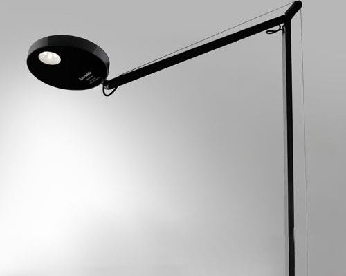Artemide Demetra Lettura LED-Tischleuchte in Schwarz matt, dimmbar und verstellbar mit warmweißem Licht (3000K) - Bild 1