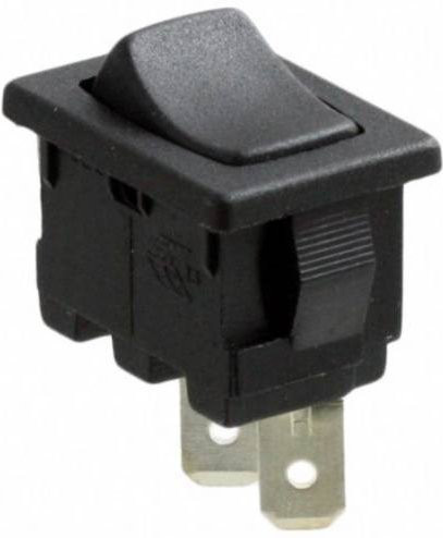 Bulgin Wippschalter H8601VBBB in Schwarz - Bild 1