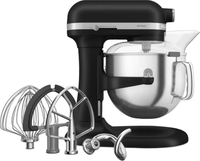KitchenAid Artisan Bowl-Lift Küchenmaschine 5KSM70SHXEBM Mattschwarz aus Edelstahl - Bild 1