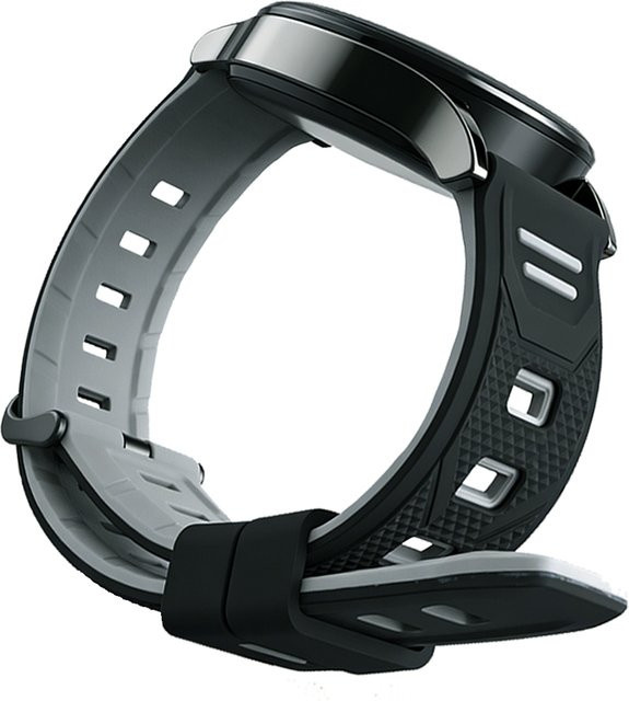 Samsung Uhrenarmband Silikon, 22 mm, Schwarz - Bild 1