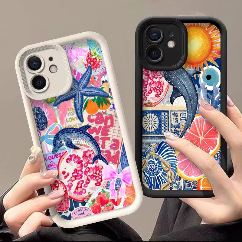 Handyhülle mit Sommer Meer Landschaft und Wal Design für OnePlus 11 10R Nord 2 3 CE3 CE4 CE2 Lite 5G ACE2 ACE3 in Multicolour - Bild 2