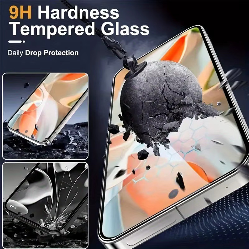 2 Stück HKSN Full Cover Displayschutzfolie aus gehärtetem Glas für Google Pixel 9 Pro XL 8 8A 7 7A 6 6A 5 4a in Transparent - Bild 2
