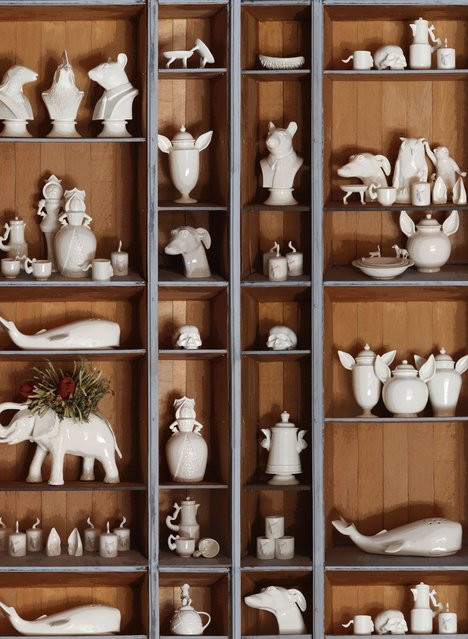 Coordonné Wandtapete Fauna Ceramic in Braun mit Vliesbeschichtung - Bild 1