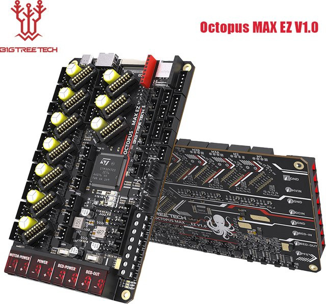 Bigtreetech Octopus Max EZ V5.0 BTT Motherboard für 3D-Drucker mit TMC5160 und TMC2209 in Schwarz - Bild 1